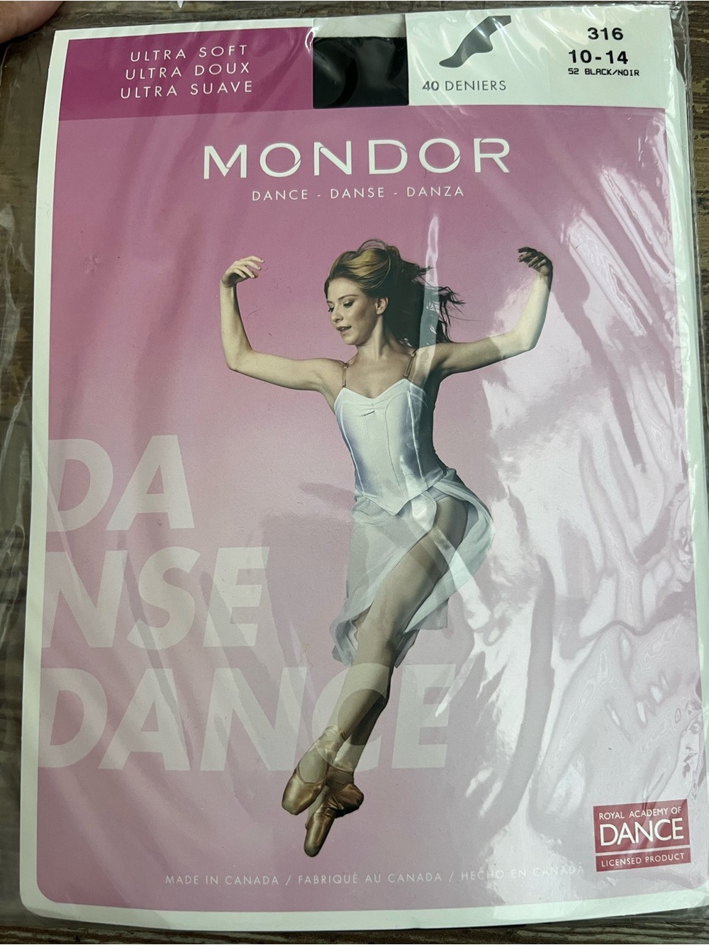 Black Footed Dance Tights